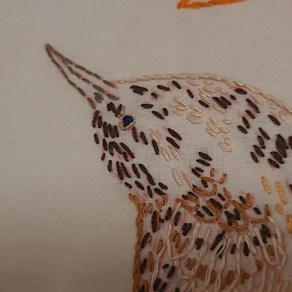 Vintage Hand Stitched Arazonia State Bird & Flower - Picture 11 of 16